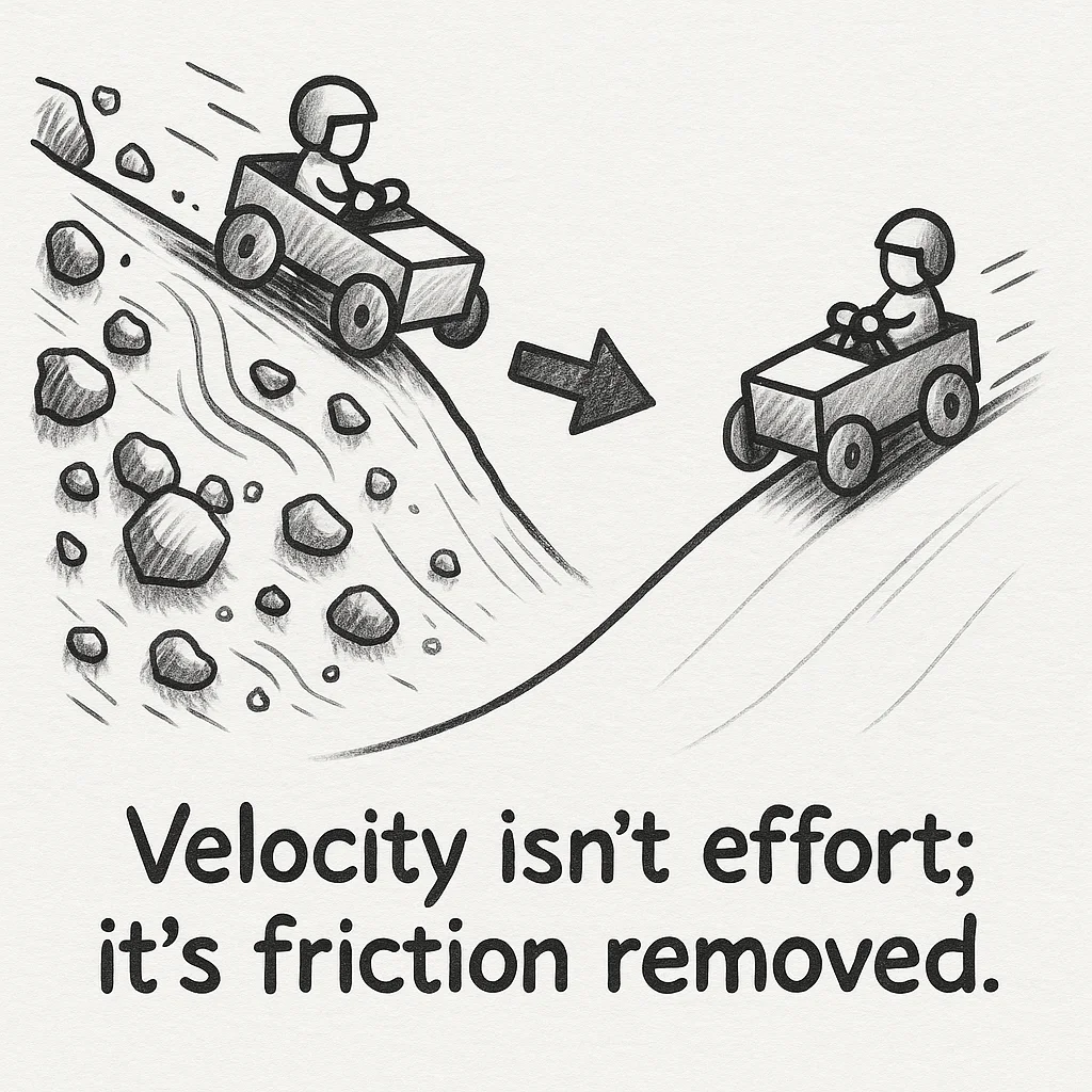 Engineering scalability - eliminating friction instead of sprinting harder